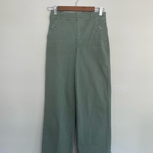 Spanx Stretch Twill High Rise Wide Leg Pant size small - Picture 4 of 10